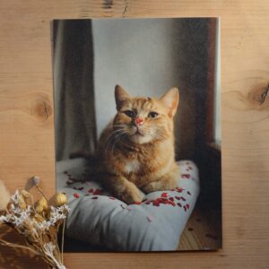 Postkarte Katze “Be My Valenmiau”