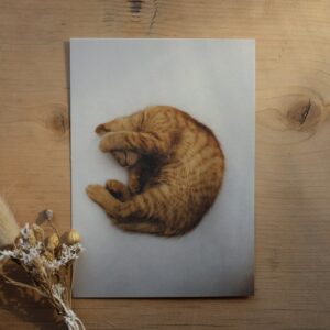Postkarte Katze “Theo-Evolution Vol. IV”